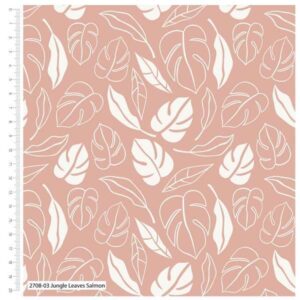 Cotone Jungle Leaves Salmon