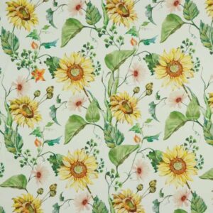 Cotone Canvas con Girasoli